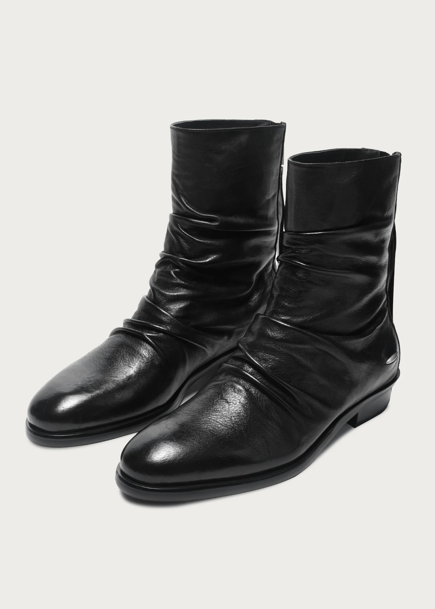 Ankle boots Ruched Full-Grain Horsehide - Image 5