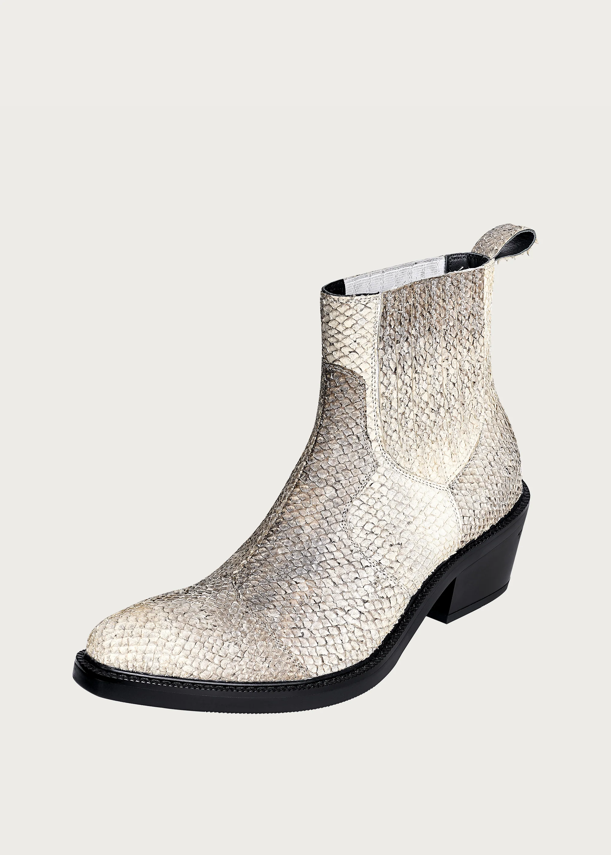 Chelsea boots Pointed-toe Fishskin snake-effect - Image 3
