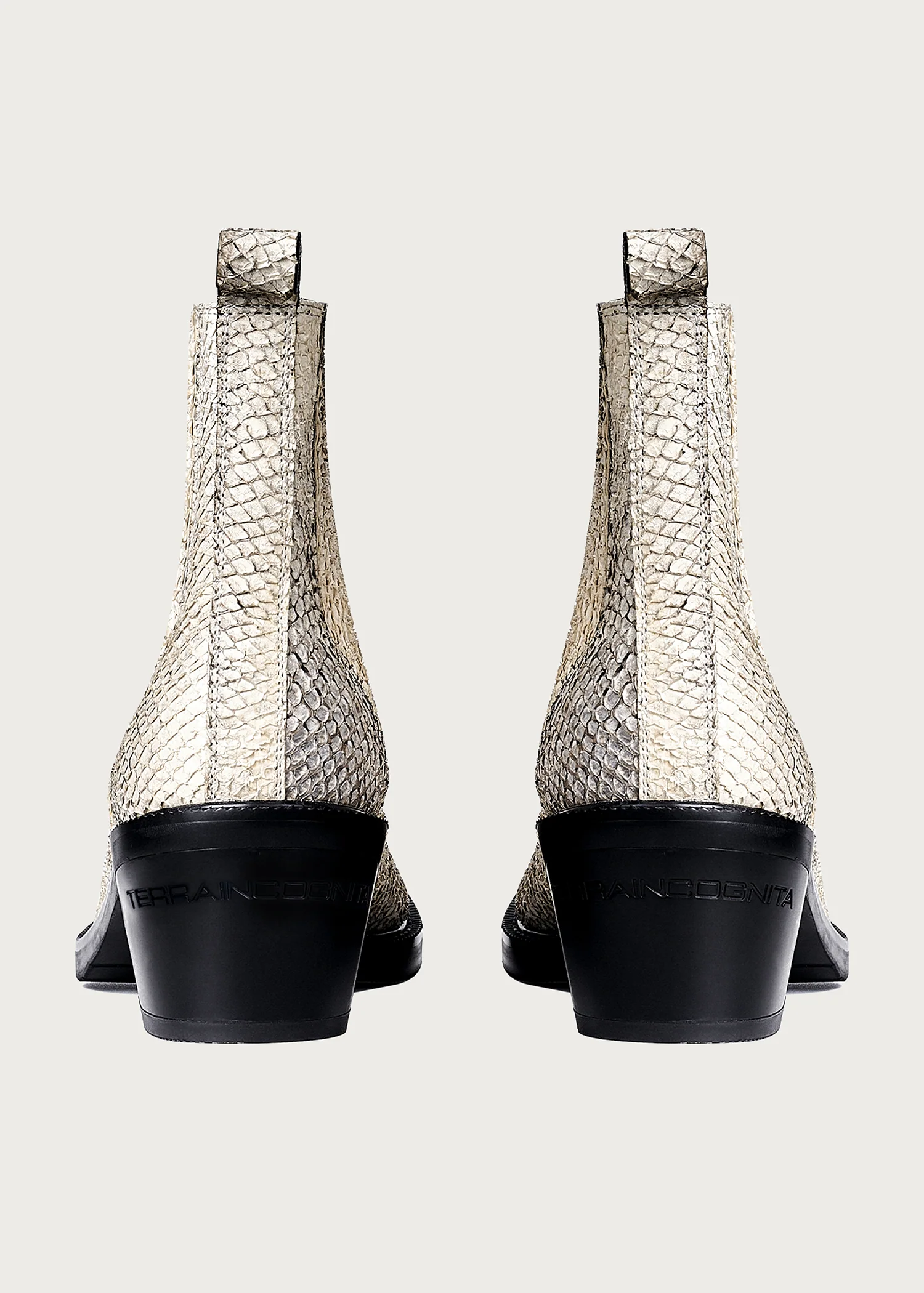 Chelsea boots Pointed-toe Fishskin snake-effect - Image 9