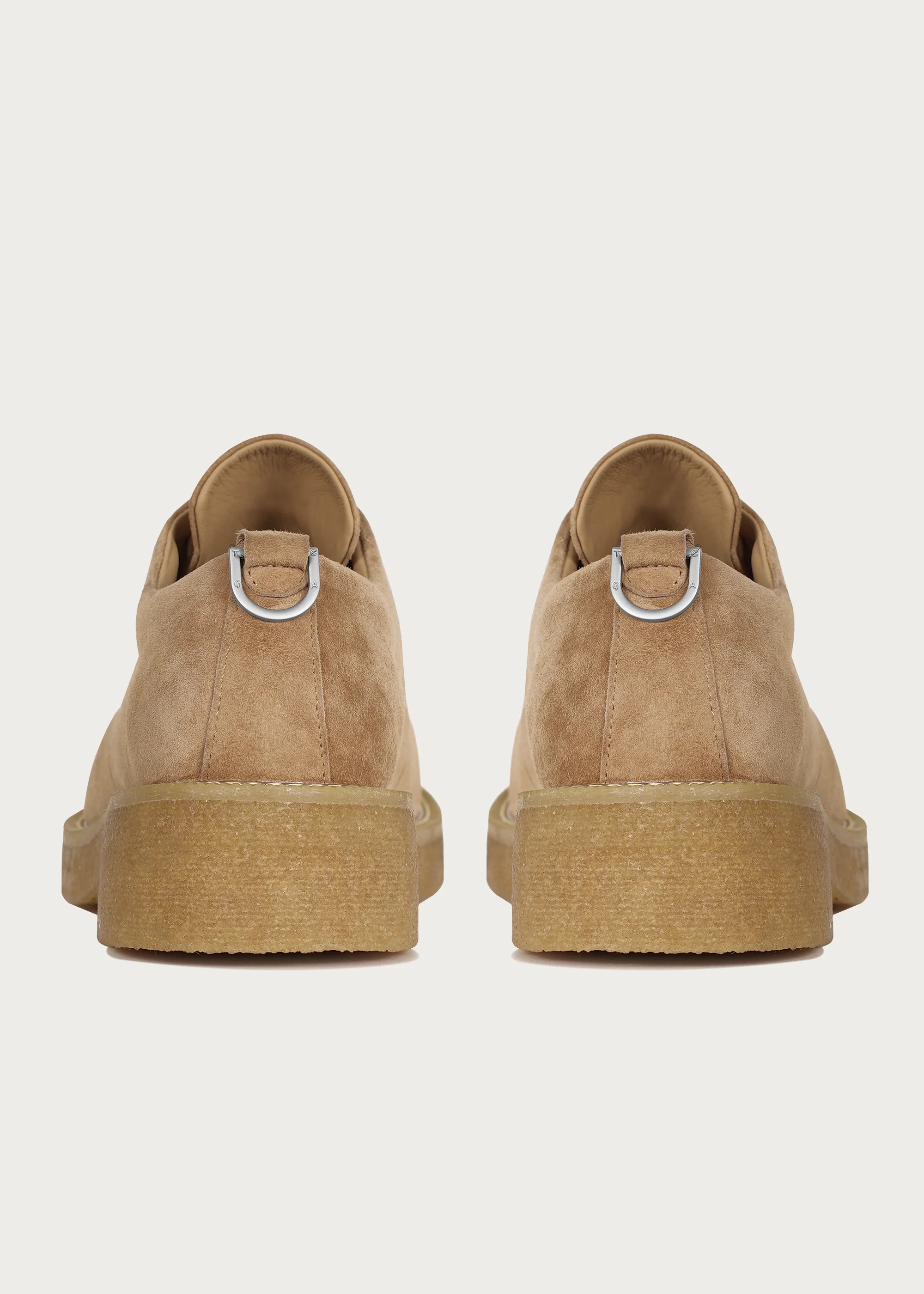 Derby shoes Sheepskin Khaki - Image 9