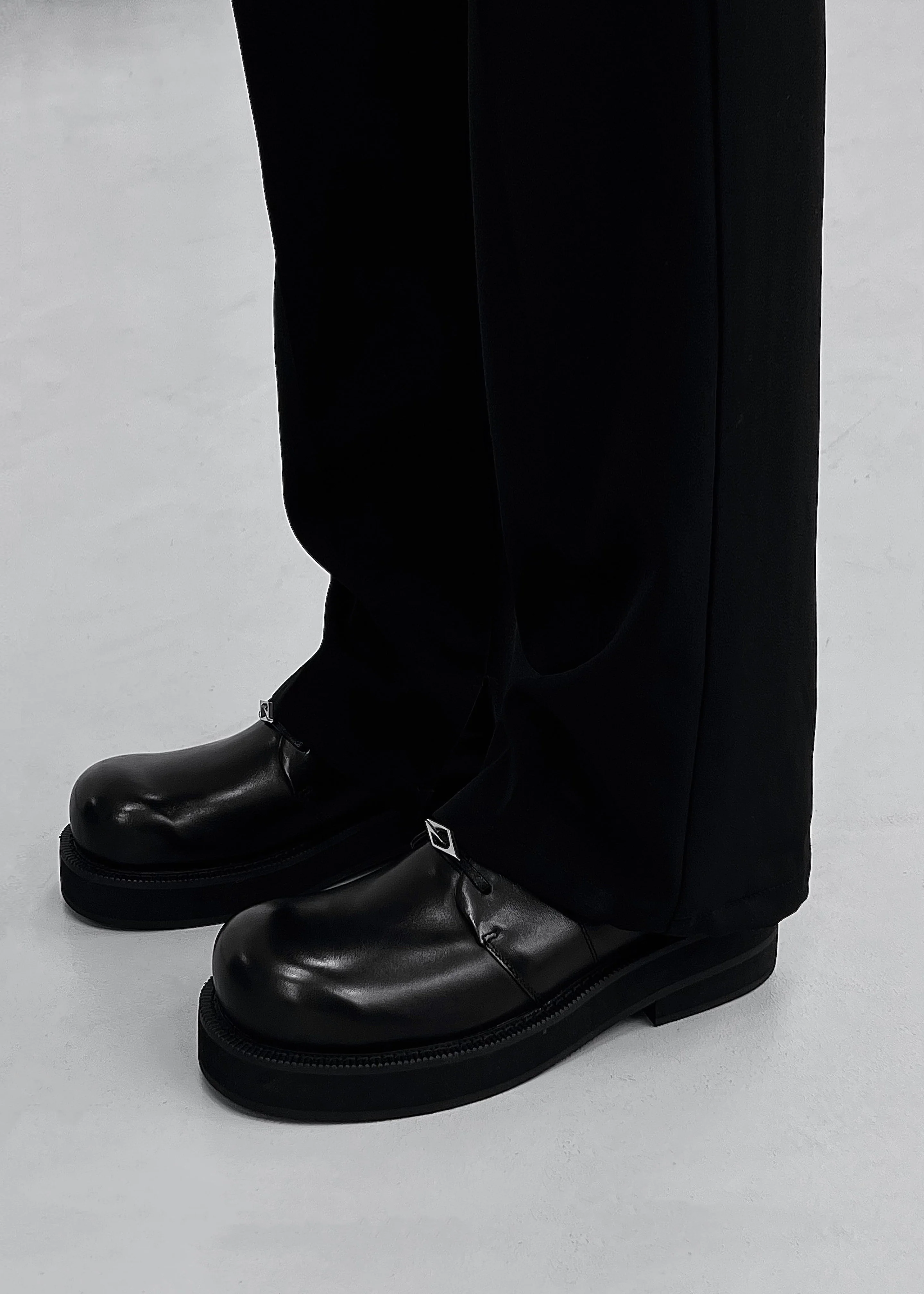 Derby shoes thick-soled Black - Image 9