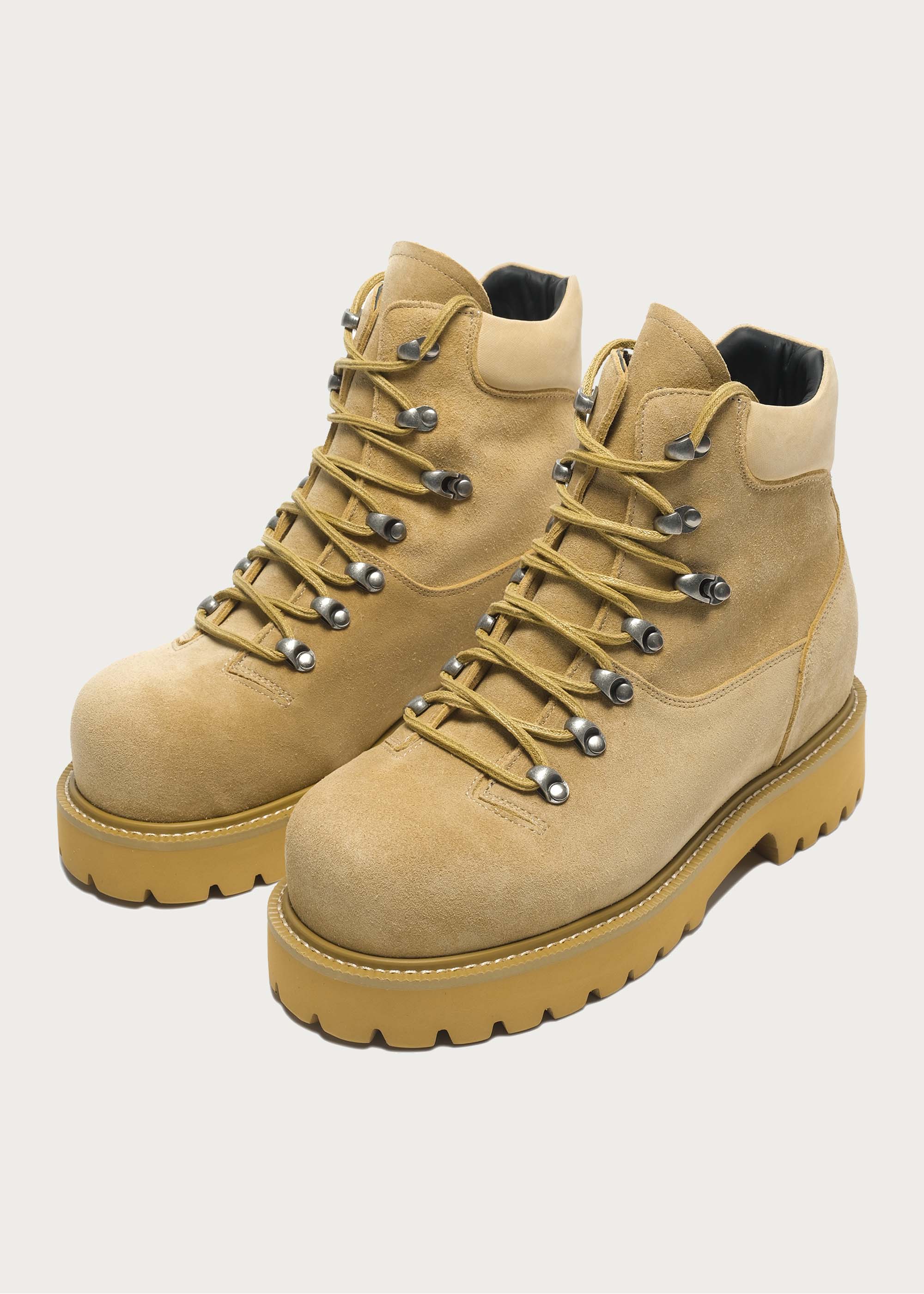 Hiking Work Style Fashion boots Khaki - Image 5