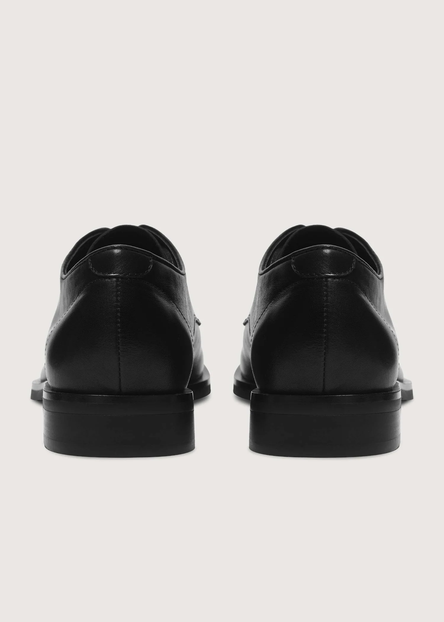 【Pre-sale 15 days】Leather Derby shoes Black - Image 10