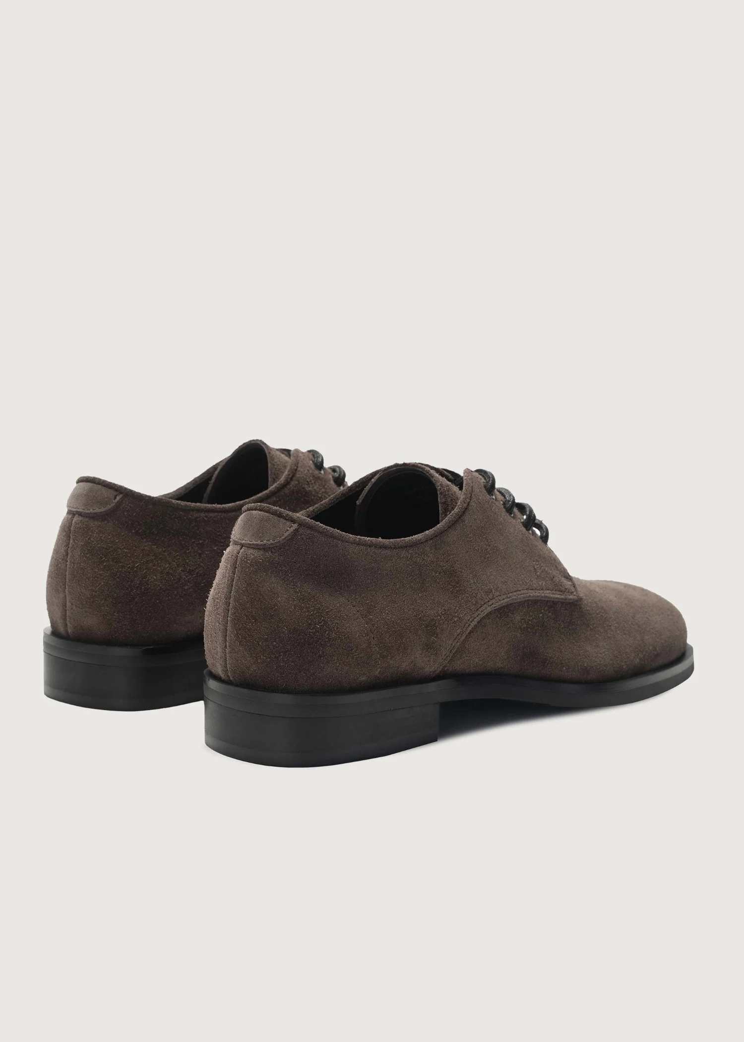 Leather Derby shoes Brownish gray - Image 6