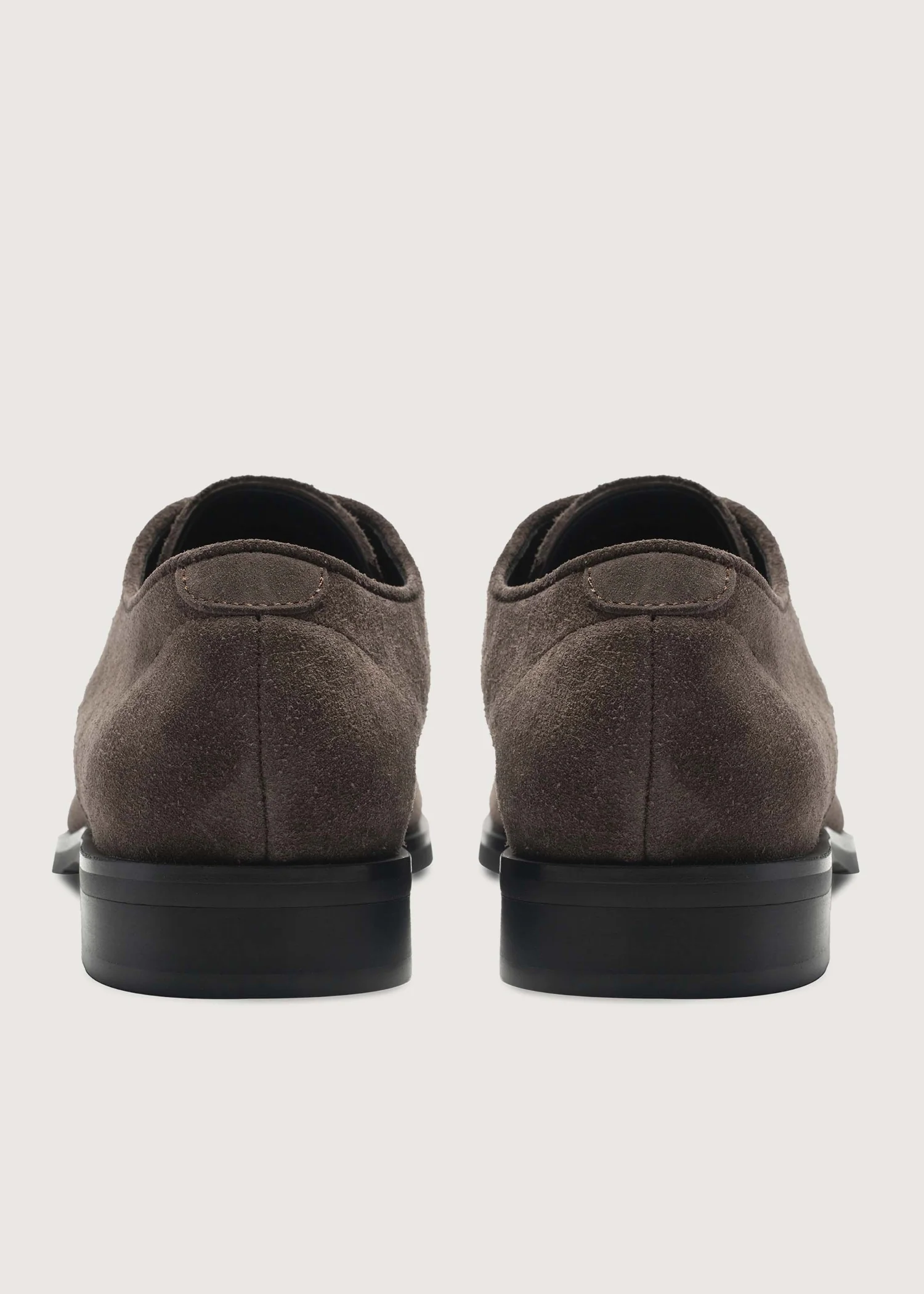Leather Derby shoes Brownish gray - Image 9