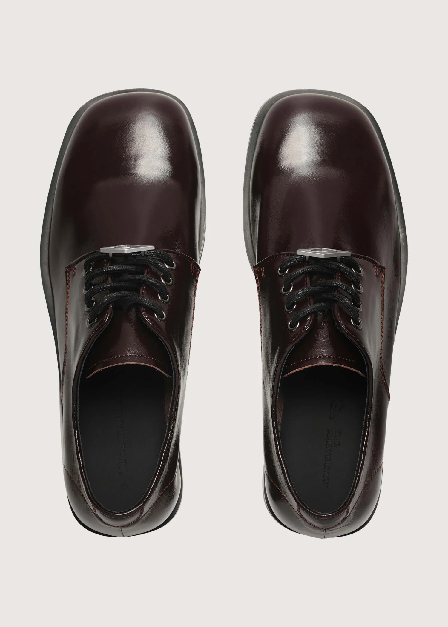 Leather Derby shoes Chocolate brown - Image 7