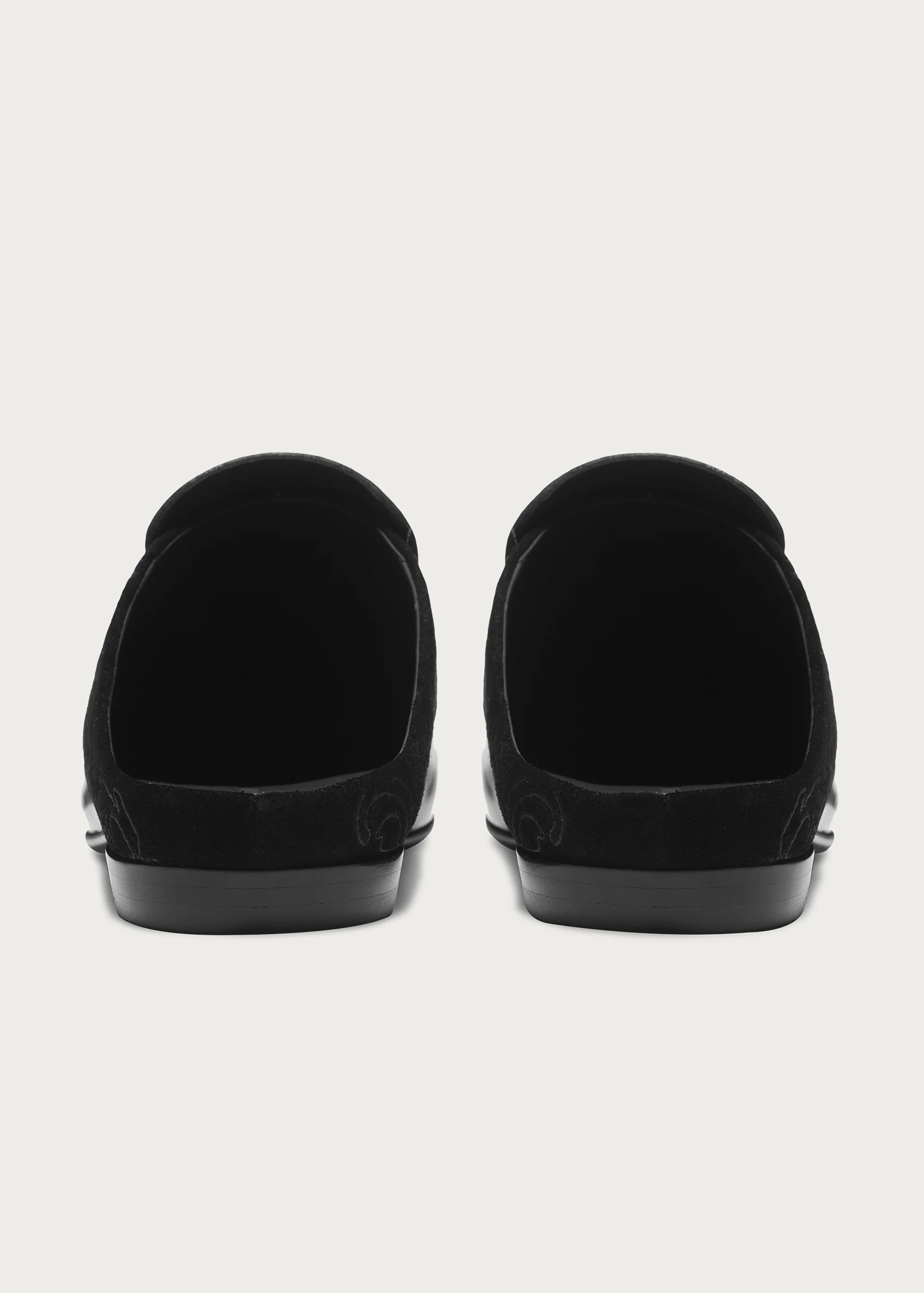 Mules Flower-patterned pointed Black - Image 6