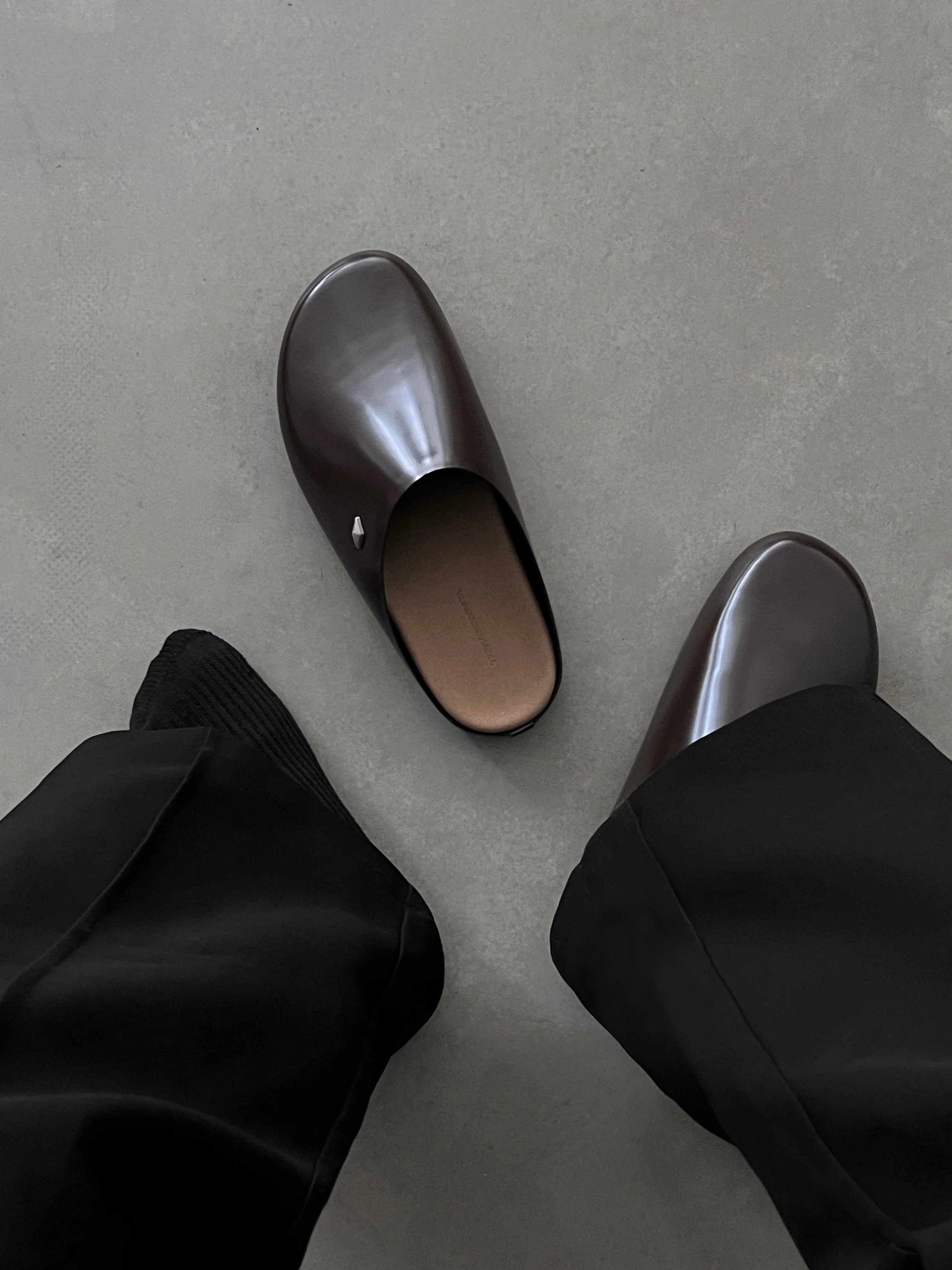Clogs"Star emblem3.0"Glossy-brown - Image 11