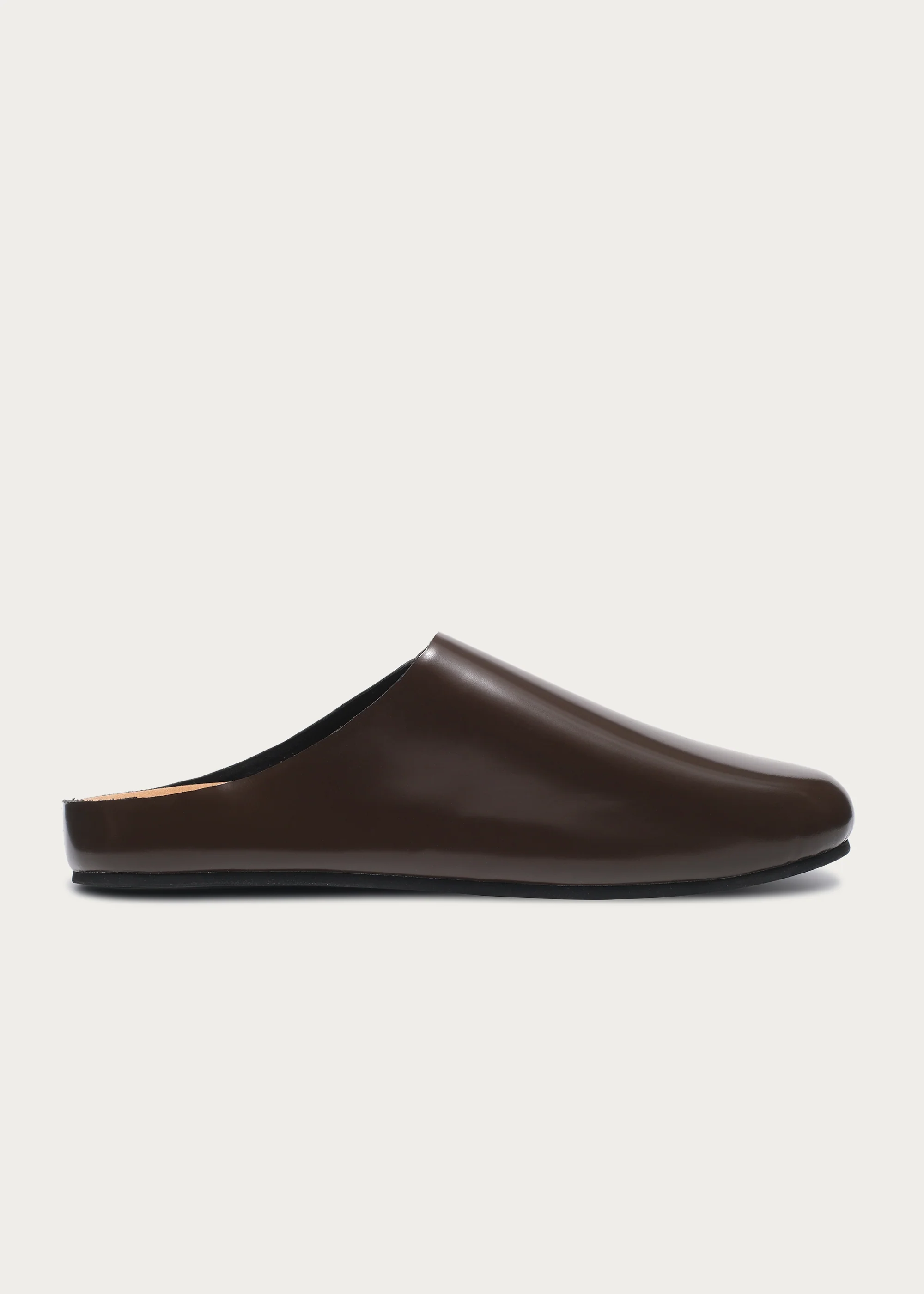 Clogs"Star emblem3.0"Glossy-brown - Image 4