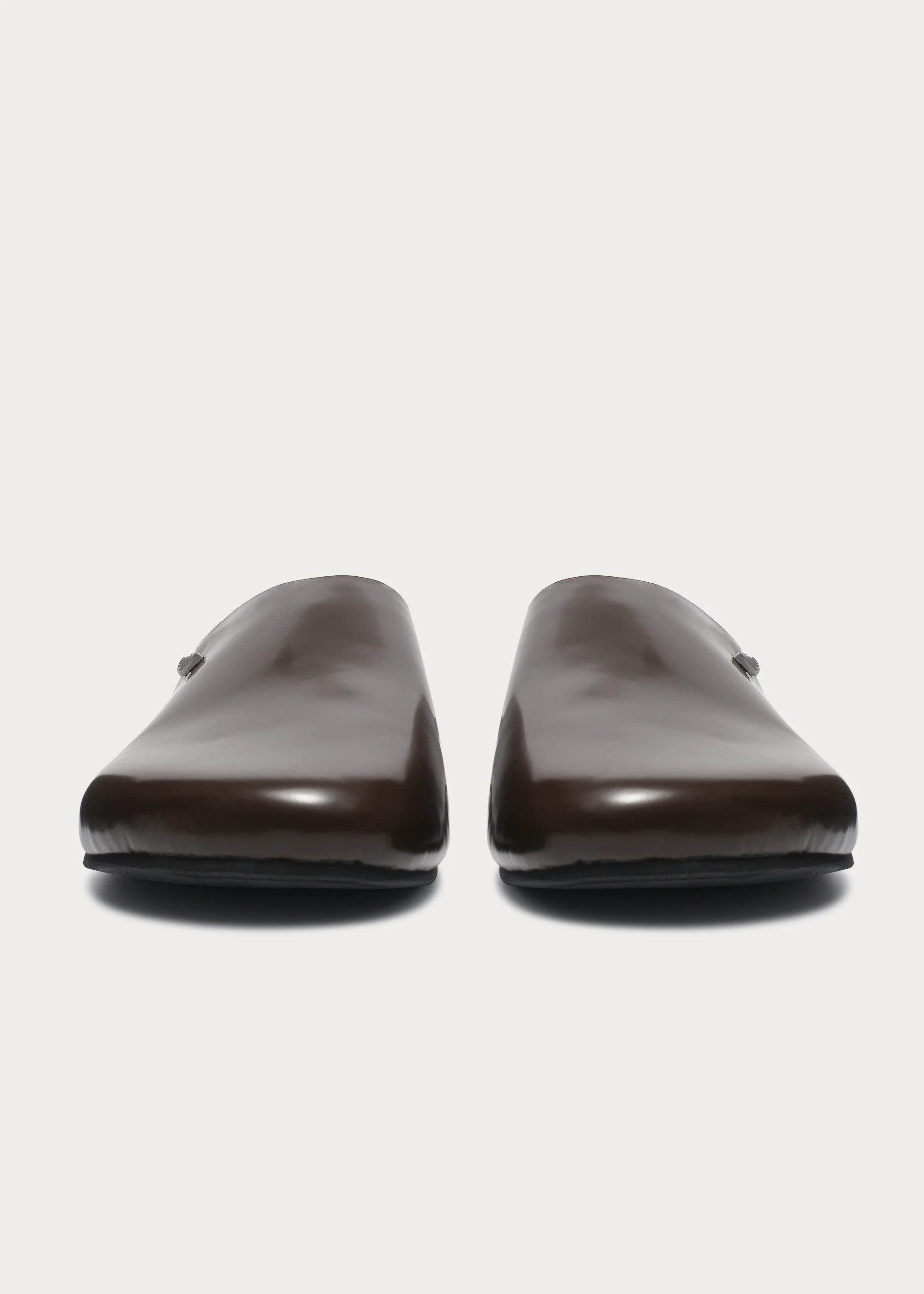 Clogs"Star emblem3.0"Glossy-brown - Image 8