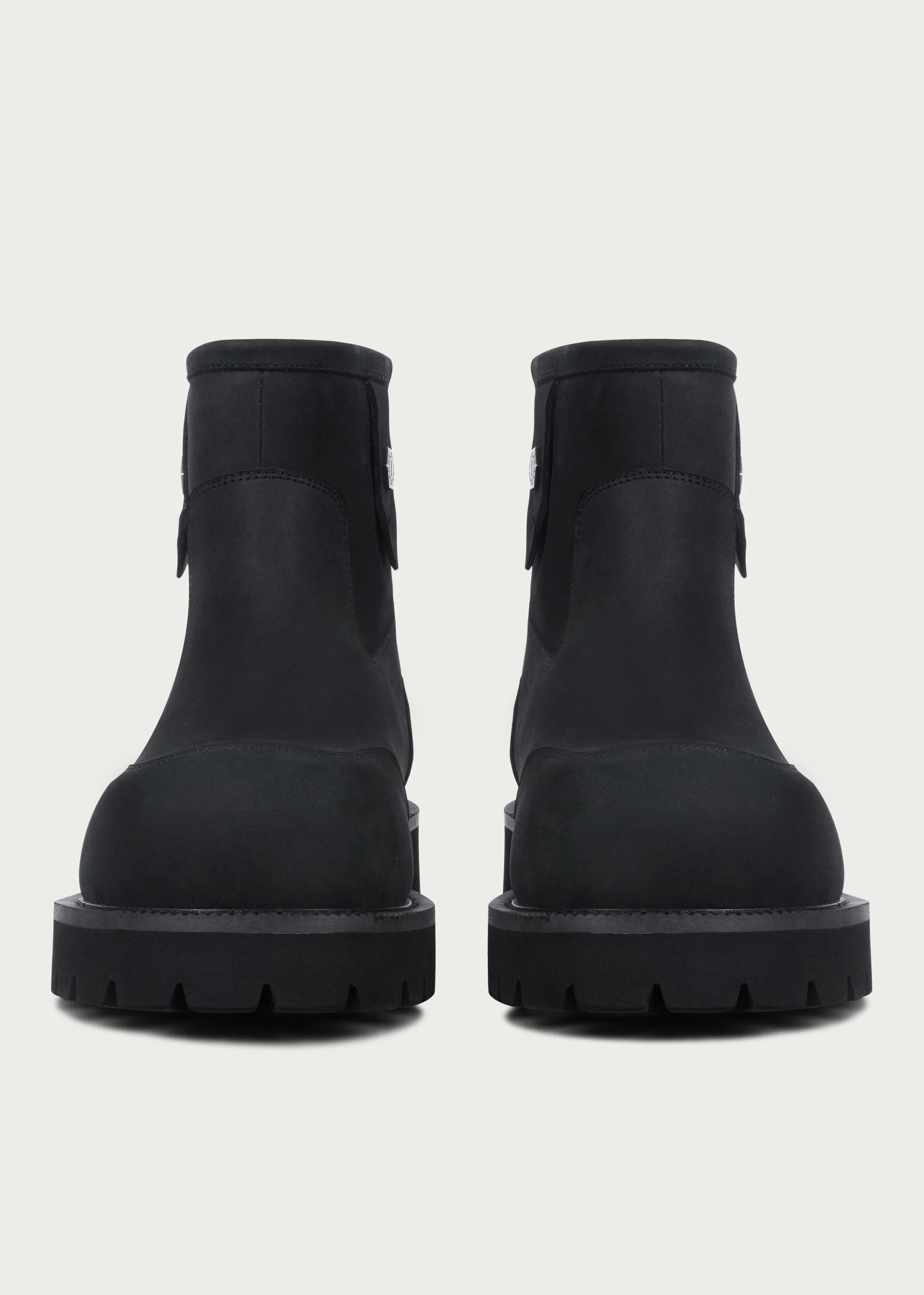 Snow boots Fleece Mid-top Matte black - Image 11