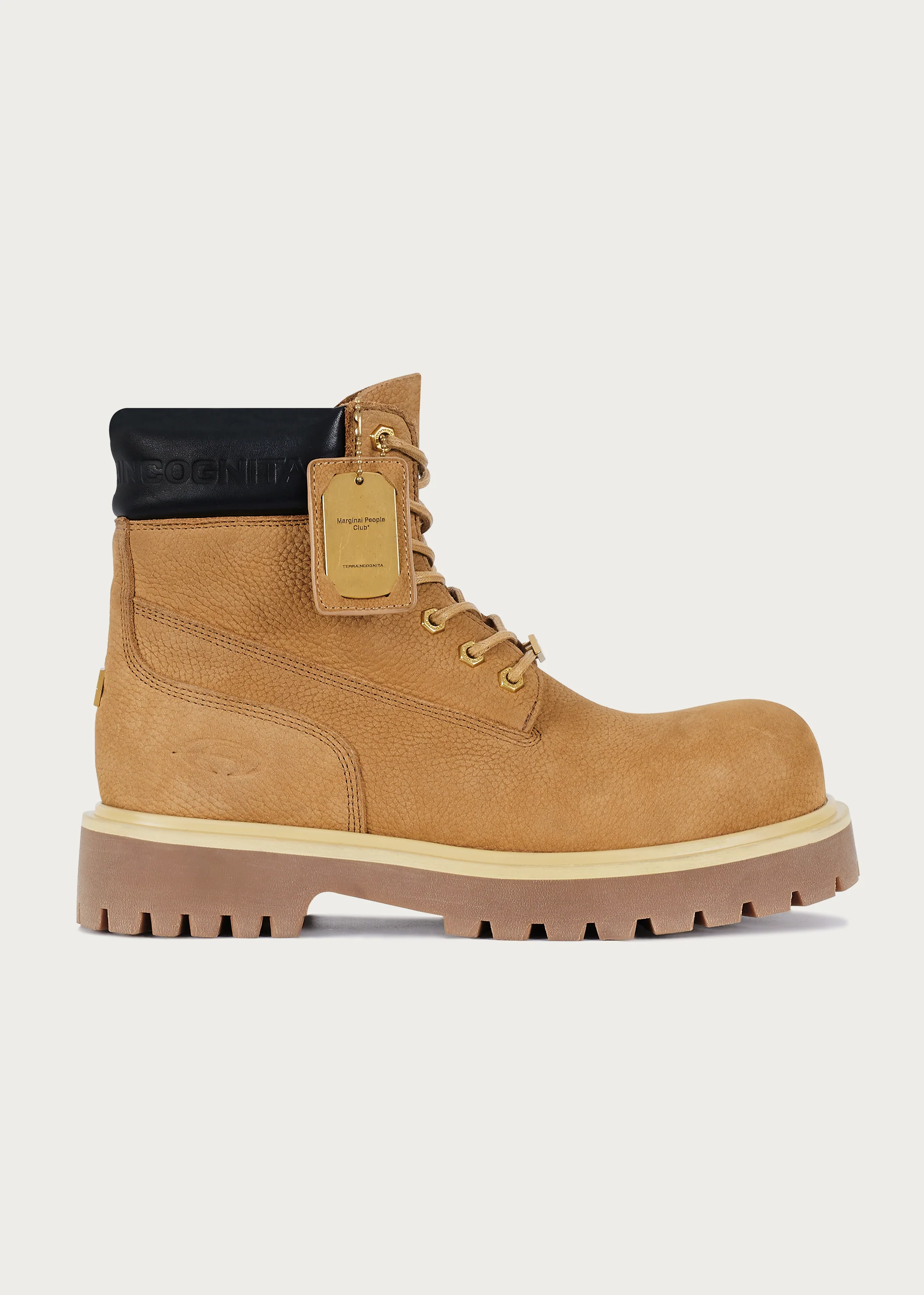 Workwear Cowhide boots Khaki - Image 3