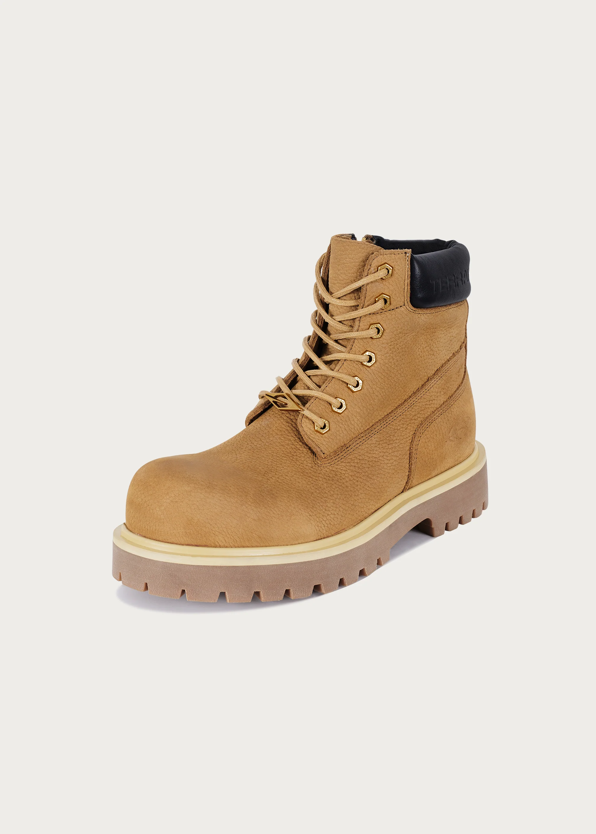 Workwear Cowhide boots Khaki - Image 5