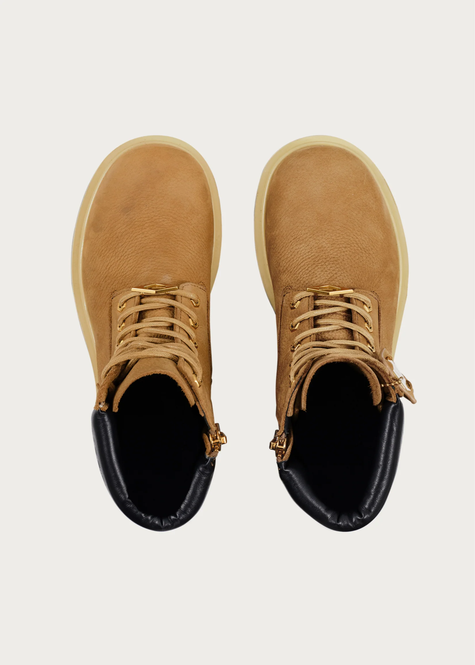 Workwear Cowhide boots Khaki - Image 6