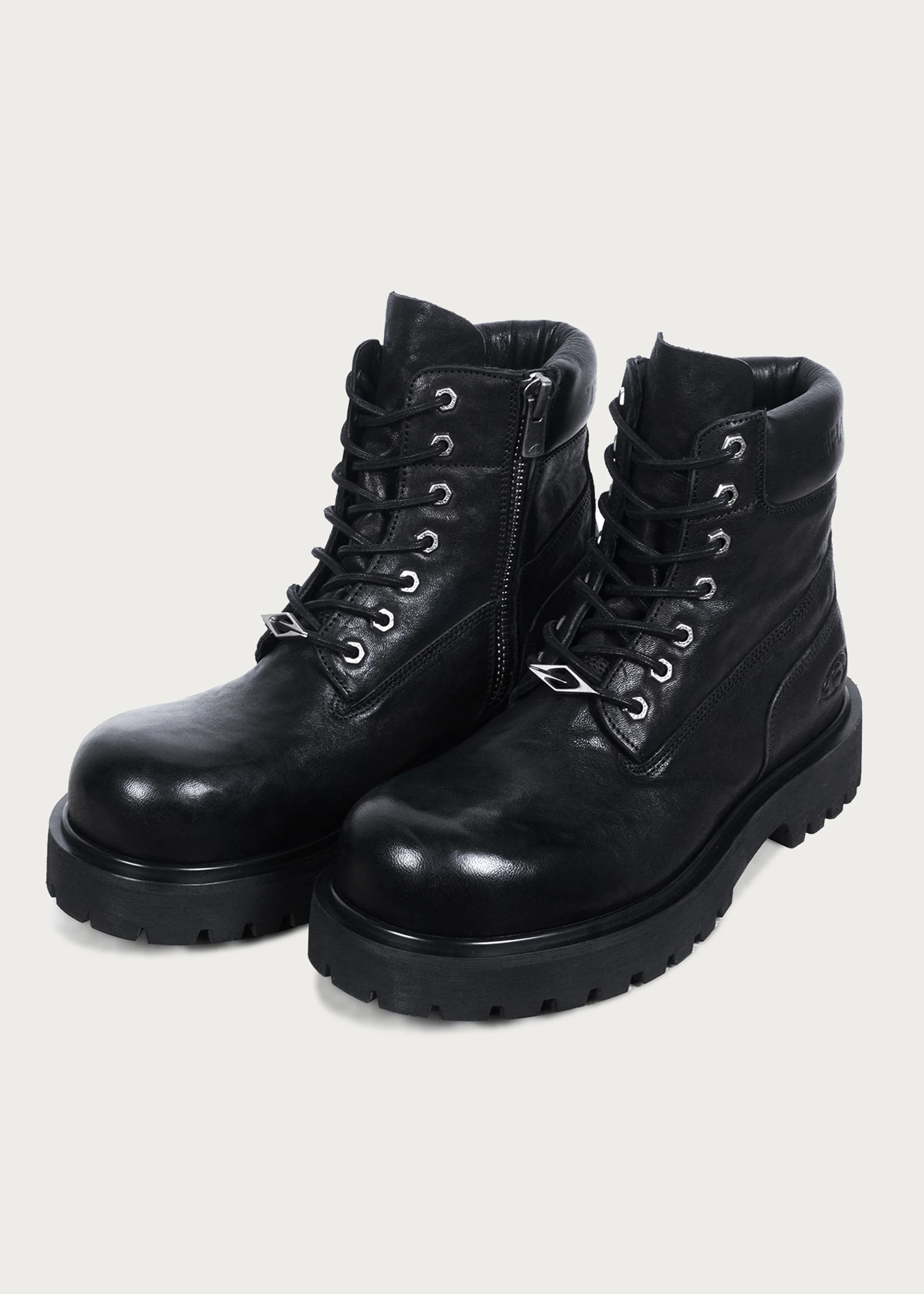 Workwear horsehide boots Black - Image 3