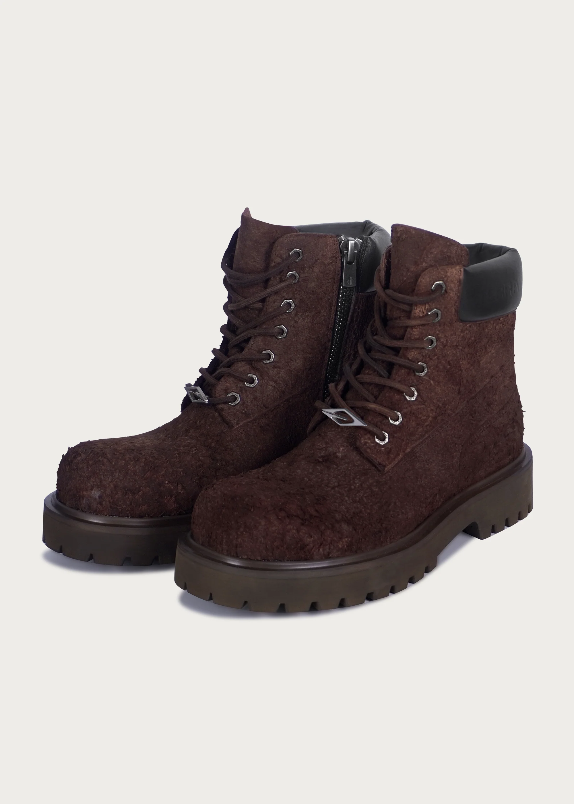 Workwear Suede leather boots Brownish red - Image 3