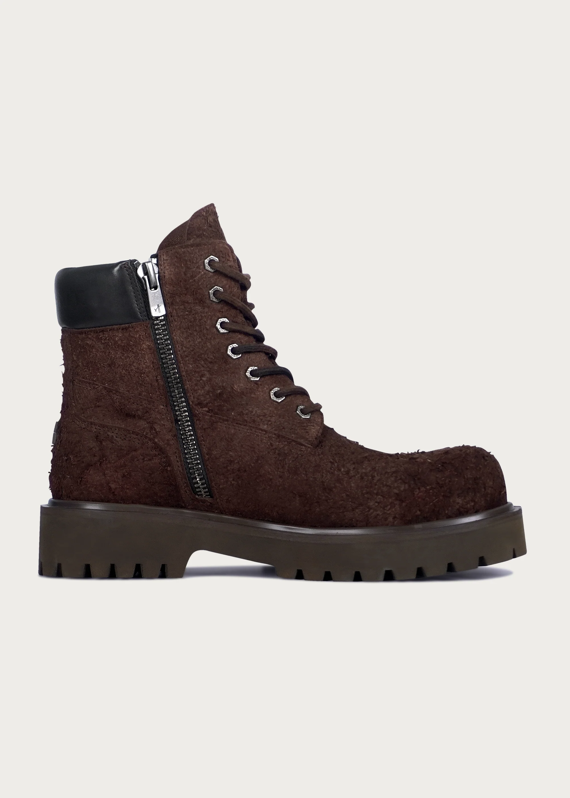 Workwear Suede leather boots Brownish red - Image 4