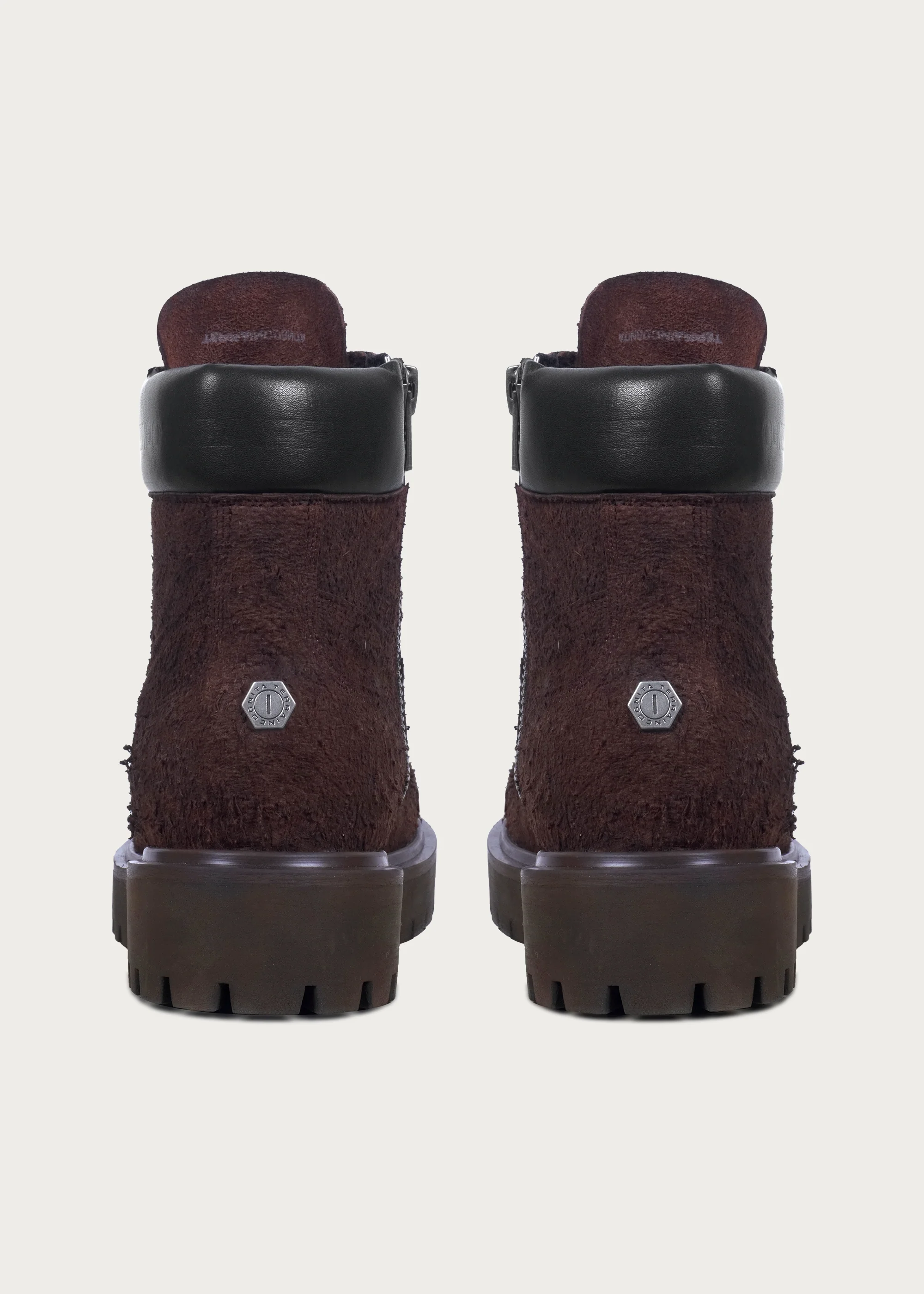 Workwear Suede leather boots Brownish red - Image 7